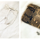 Bronze sequinned jacket + ivory jeans and tank + snakeskin clutch = dressy casual